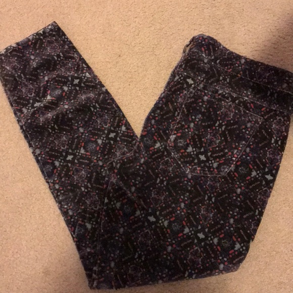 Free People Pants - Free People printed corduroy pants